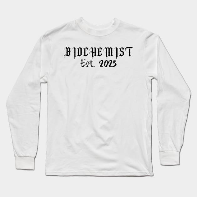 BIOCHEMIST Est. 2023 Long Sleeve T-Shirt by King Chris